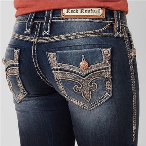 Rock revival skinny embellished Bling Jeans